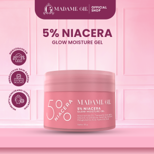 Madame Gie 5% Niacera Glow Moisture Gel - Skincare Pelembab dan Pencerah Wajah