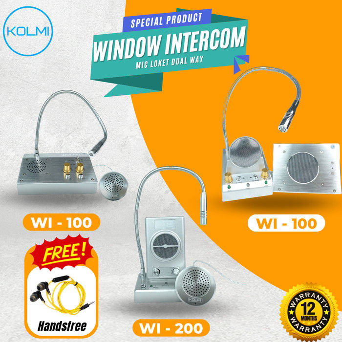 RETEKESS DUAL WAY WINDOW COUNTER INTERCOM - MIC LOKET 2 ARAH | Lazada ...