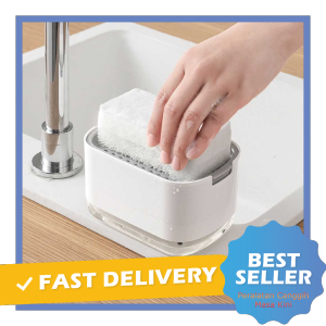 KAURIJIA Dispenser Sabun Cuci Piring Pompa Wastafel Tempat Spons dan Sikat 300ml 1861 - 7CHKLNWH