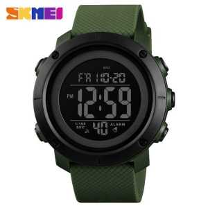 SKMEI Jam Tangan Digital Pria Dewasa 2024 / Anti Air 50 M Strap PU Otomatis Elegan Mewah Viral 2023 Murah Remaja Laki Laki Sport / Arloji import Keren Terbaru