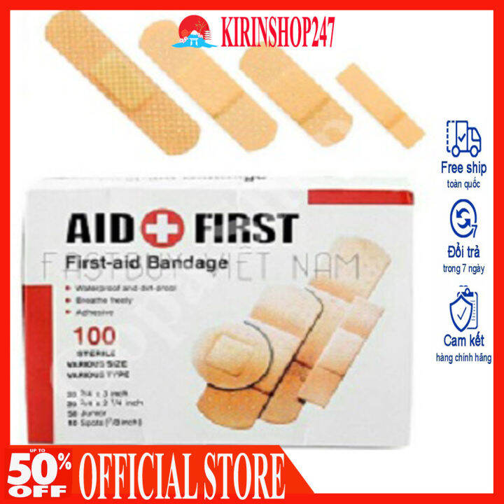 Hộp 100 miếng dán y tế urgo đủ kích cỡ cần thiết cho tủ y tế mọi gia đình |  Lazada.vn