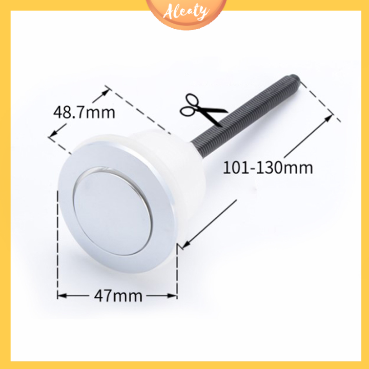 Aleaty💝 1PCS Dual Flush Toilet Tank Button 38mm/48mm/58mm Round shape ...