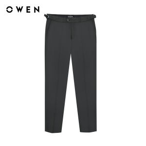 OWEN - Quần tây Tape Fit QT231758 màu Ghi chất liệu Nano