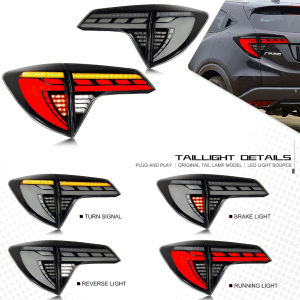 Lampu Belakang LED Sequential Honda HR-V 2015-2022 - Plug and Play