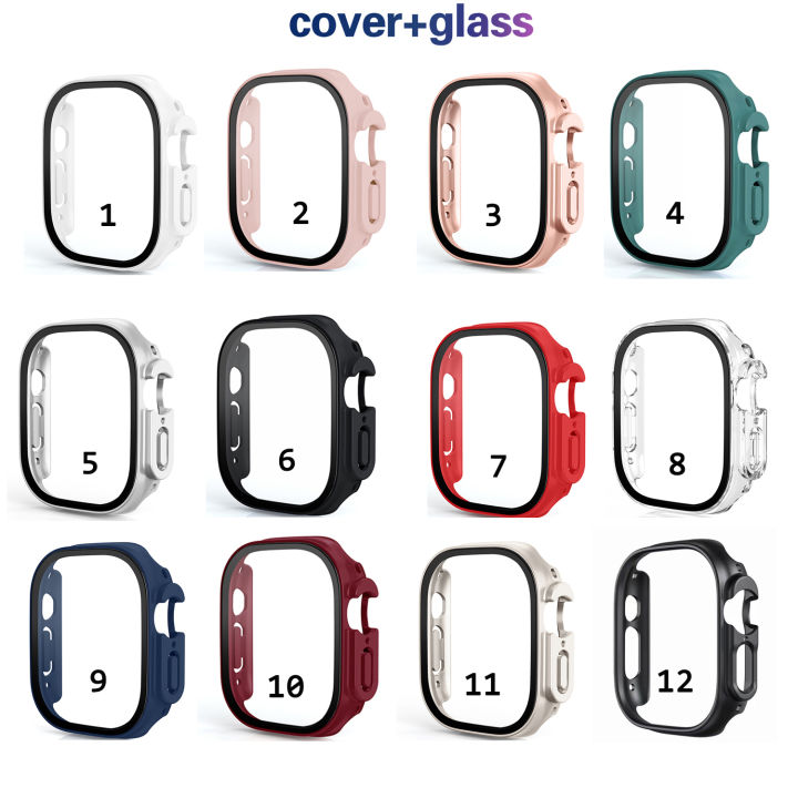 Ultra%20Thin%20Hard%20PC%20Case%20Tempered%20Glass%20Screen%20Protector%20Protective%20Cover%20Compatible%20For%20Apple%20Watch%20Ultra/Ultra%202%2049mm/Ultra3%2049mm%20Smartwatch%20Case%20Cover%20-%20Image%202