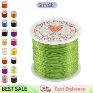 SHNGki 50M Strong Stretch Elastic Cord Wire rope Bracelet Necklace String Bead 0.5mm