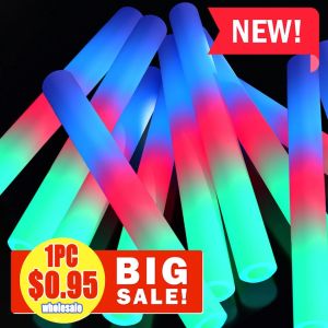 🎁Wholesale🎁 Foam Light Stick Concert Colorful LED Light Stick Cheer Tube Glow in the Dark Light Birthday Party Concert Supplies