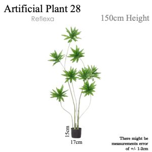 REFLEXA Artificial Plant Artificial Flower Faux Greenery Potted Plant Home Decoration Indoor Outdoor Decorative Plants for Living Room Bedroom Office Desk Tabletop Garden Café Event Wedding Artificial Decorative Plant Ornament Accessories