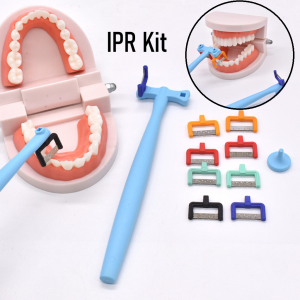 High quality! 12Pcs/Kit Dental Interproximal Enamel Reduction Kit Orthodontic Strips IPR Kit For Space Creation And Tooth Gapping Contouring
