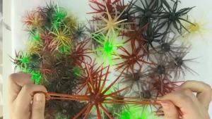 Creature Bait for Bass Fishing – Soft Plastic Fishing Lures Fuzzy Dice & Sea Urchin Style Finesse Bait for Freshwater Trout & Crappie with Tackle