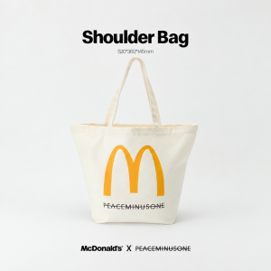 PEACEMINUSONE × McDonald’s Special Edition Merchandise Shoulder Bag Canvas Tote Style