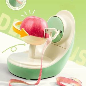 HJKL Universal Automatic Fruit Peeler USB Charging Easy To Clean Fruit Peeling Tool Practical Convenient Electric Fruit Paring Remover Kitchen Use