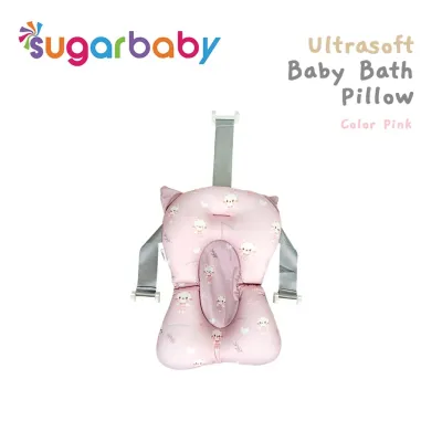 Sugar baby Ultrasoft Baby Bath Pillow & Bath net Bantal Mandi Bayi / Jaring Alas Duduk Bak Mandi Bayi Arevyonlineshop