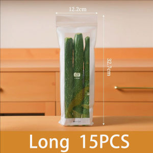 Yespery 20 chiếc túi thực phẩm tủ lạnh Túi lưu trữ thực phẩm túi kín túi bảo quản thức ăn nhà bếp Túi Đông lạnh không rỉ có thể tái sử dụng túi giữ tươi