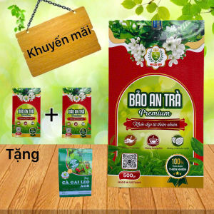 Bảo An trà thượng hạng ( 2 gói tặng 1 gói trà cà gai leo ) an thần ngủ ngon mát gan tiêu hóa tốt