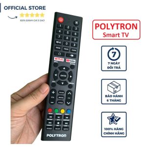 Điều khiển tivi Polytron chính hãng theo TV Remote tv polytron smart Internet - Hàng mới 100% điều khiển từ xa tivi