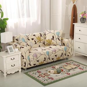 Sofa Cover 1/2/3/4 Seater Slipcover Sofa Anti-Skid Stretch Protector Lshape Sarung Couch Slip Cushionone Sofa Cover One Free Pillowcase With Foam Stick