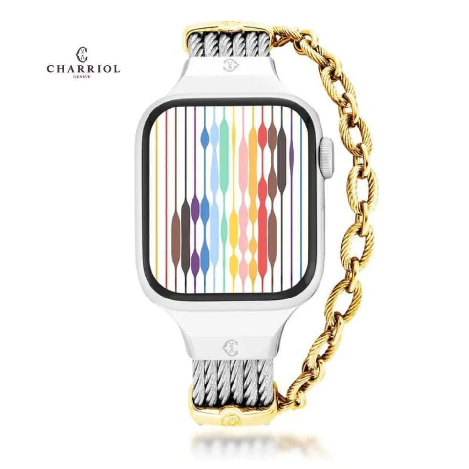 Charriol Smart Apple Watch Strap Charriol สายสแตนเลส ใช้สำหรับ