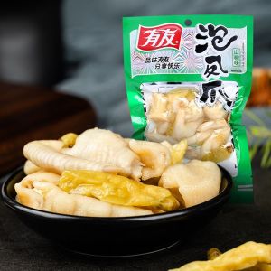 现货MY 有友-山椒味泡凤爪 80克/椒香味泡凤爪 105克 YUYU-Pickled Chicken Feet with Green Pepper Flavor 80G/Pickled Chicken Feet with Fragrant Pepper Flavor 105G