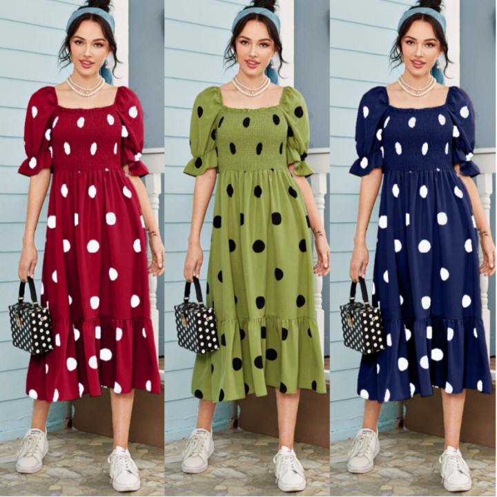 Lazada polka dots outlet dress