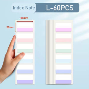 Index Mark Plastik Transparan Penanda Pembatas Memo Sticky Notes Label Stiker Warna isi 60/120/240Pcs