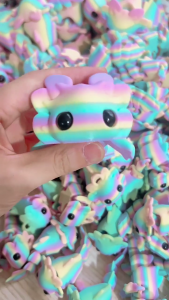 Flexible Poseable 3D Printing Salamander Model for Home Decoration with Joints Movable