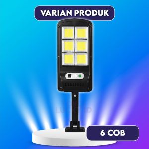 Lampu Jalan Outdoor Solar LED Cell Cahaya Sensor Gerak Anti Air