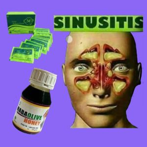 BMH-PAKET Terapi MURAH UNTUK Sinusitis (CMP  minuman serbuk & HABAOLIVE Honey)
