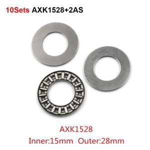 WAPKTY 10Sets AXK0619-3047 Vòng bi  đẩy Thép chịu lực Chrome Lồng thép Vòng bi chịu lực phẳng Bền bỉ Độ dày 4mm Vòng bi  dẹt để thay thế ổ đỡ trục phẳng