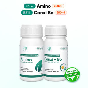 Combo Dưỡng Cây Chống Rụng Trái Non BS14 Amino BS16 Canxi Bo - Quả To Bóng Đẹp - Bác Sĩ Cây Xanh