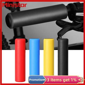 Ministar 1Pair Silicone Cycling Bicycle Grips Outdoor MTB Mountain Bike Handlebar Grips Cover Anti-slip Strong Support Grips Bike Part
