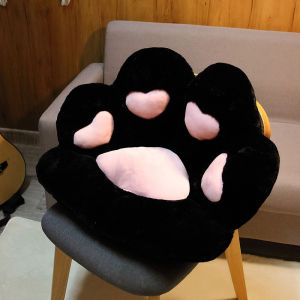 Cute Plush Cat Paw Chair Cushion Comfortable Waist Support Seat Cushion Lovely Office Chair Cushions Girlfriend Birthday Present2026
