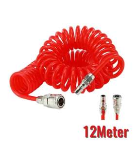 Polyurethane (PU) Air Compressor Hose – Pneumatic Spring Coil Air Tube for Tools