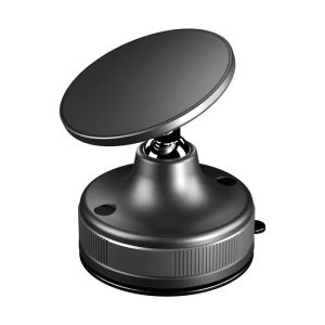 Magnetic Car Phone Holder 360° Rotation Double Sided Vacuum Suction Cup Phone Holder Strong Magnetic Adsorption Navigation Stand