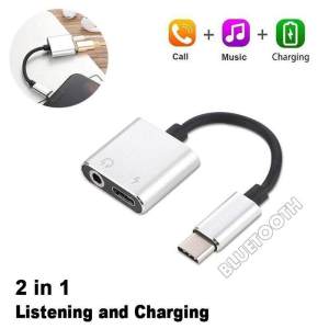 USB ประเภท C ถึง 3.5 มม. อะแดปเตอร์เชื่อมหูฟังสําหรับ Xiaomi Mi 8 6 Huawei P20 Pro Type - C OTG สายชาร์จแจ็ค 3.5 มม. สายต่อหูฟัง