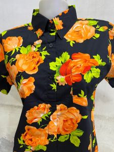 พร้อมส่ง เสื้อลายดอก เสื้อผ้าผู้หญิง เสื้อ เสื้อสตรี เสื้อสงกรานต์ เสื้อฮาวาย เสื้อเชิ๊ตผู้หญิง เสื้อเชิ๊ตลำลอง เสื้อลายดอก ผ้าคอตตอน