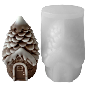 Christmas Theme Silicone Mold Pinecone Silicone Mould Heat Resistant For Making Soap Holiday Decoration