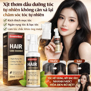 【Xịt thơm tóc tự nhiên】Xịt kích thích mọc tóc/ Dầu dưỡng tóc tự nhiên/ Dưỡng tóc không gây bết dính/ Tăng cường chân tóc/ Sản phẩm chăm sóc tóc 30ml giúp tóc đen bóng mượt