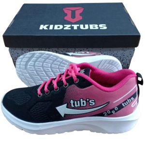 Sepatu Sekolah Anak Laki Laki Perempuan Cewek Cowok Warna Hitam Murah Tali Perekat Rekat Velcro Kecil Tanggung Umur Usia PAUD TK SD SMP SMA Kelas 1 2 3 4 5 6 7 8 9 0 Tahun-KIDZTUBS20357123