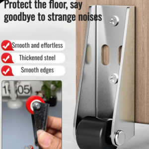 Door down universal thickened mute pulley support