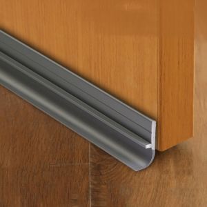 Door Bottom Sealing Strip Adjustable Weatherstrip Under Door Draft Stopper Self Adhesive Blocker