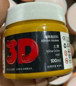 Màu Acrylic 3D 100ml Vẽ Trên Nhiều Chất Liệu Màu Đẹp Tươi Sáng Dùng Cho Nhiều Loại Chất Liệu