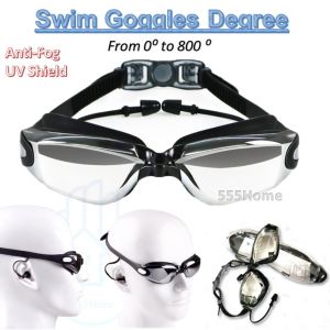 [SG] Swimming Goggles Degree | Anti Fog + UV Shield | Adult &amp Children | Prescription Goggles