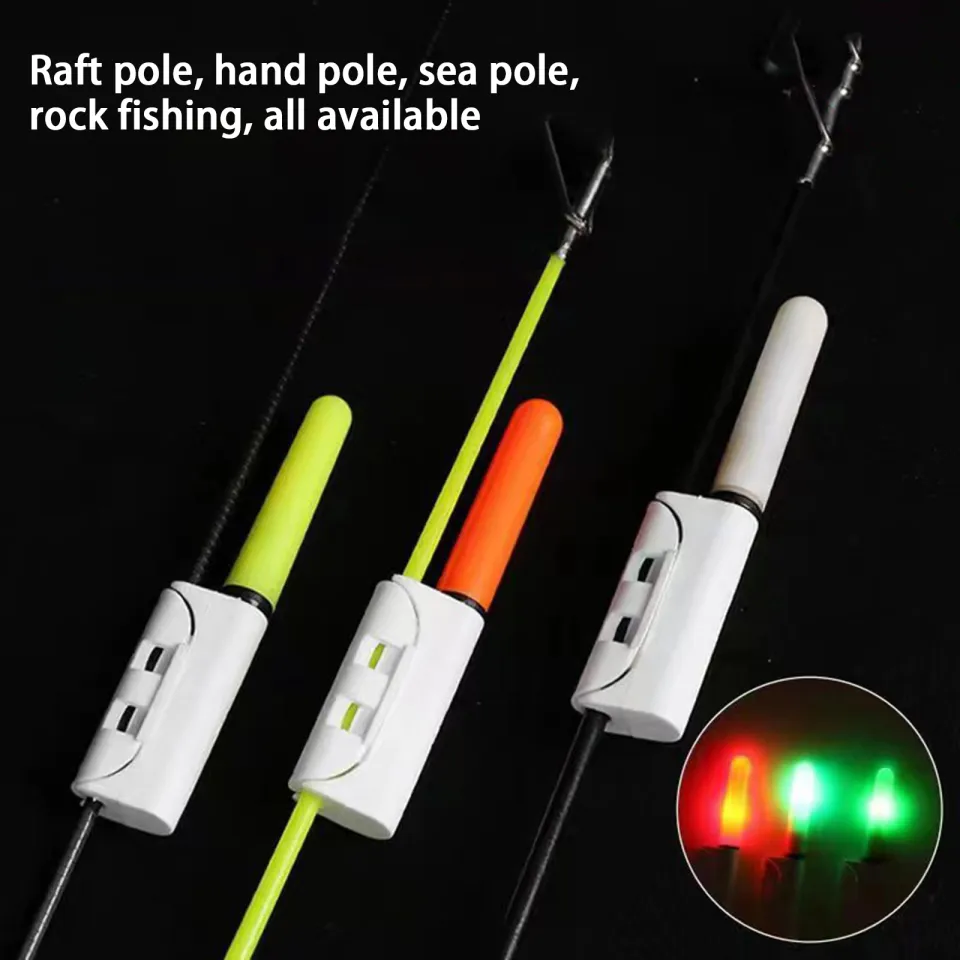 Night Fishing Rod Lights Electronic Rod Luminous Stick Light Led Removable  Waterproof Float Tackle Night Fishing Tool