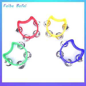 [Feibe Befei] แทมบูรีนพลาสติกเคาะมือสำหรับงานปาร์ตี้เคทีวีของเล่นสำหรับเด็ก