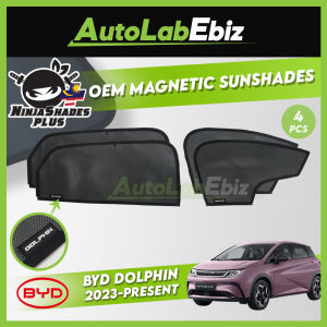 BYD Dolphin 2023-2024 NinjaShades Plus OEM Magnetic Car Sunshades (4pcs/set)