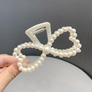Jepitan Rambut Motif Mutiara Fashion Korea Aksesoris Wanita Jedai Lucu LOOKIS