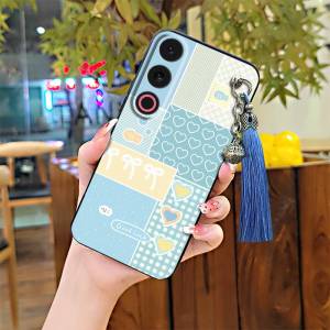 Tassel Bell Phone Case For Meizu 21 Note Full wrap Protective Fashion Design Graffiti Cartoon Shockproof Soft case TPU