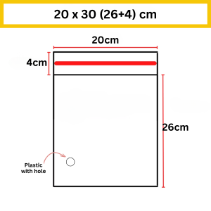 100pcs Self Adhesive Plastic Bag OPP Material Self Adhesive Thicker / Transparent OPP Plastic Bag With Tape / Packaging Bag 100pcs