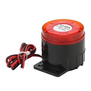 Heavy Duty Wall Mount Alarm Siren 12V/24V/220V 115dB Loud Sound Strobe Light Quick Fixing for Industrial Security